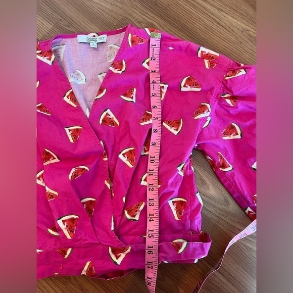 Color Me Courtney Pink Watermelon Print Top - Picture 14 of 16